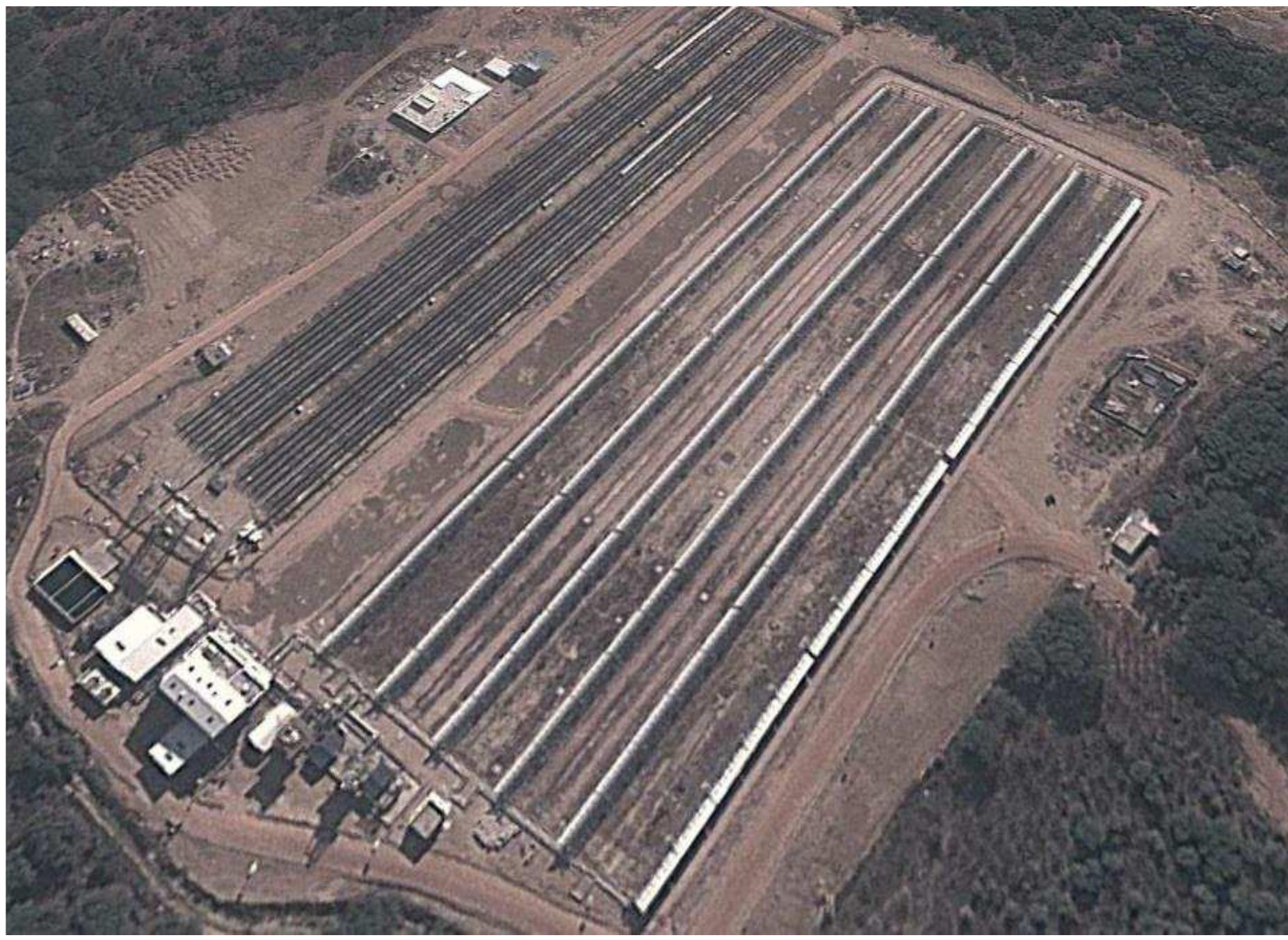 Concentrated solar power will surely play a big role in renewable energy bulk production in the future, especially in growing economies like India. For this to happen, though, it will require greater economic support from the government and more research from educational institutions. These are the factors that most help explain the success of the parabolic trough solar collector field. The construction was started in April 2011, and was operational by October 2012. Much larger projects, in the range of 20 to 100 MW, are being started in India under the phase | of the national solar mission. This plant demonstrated that an internationally recognized forerunner like Abengoa can complete such a plant in India and has given the confidence to other players about the need and importance of building concentrated solar thermal power plants in India. This plant has shown that India has the infrastructure as well as the capability to build and operate CSP power plants.  Fig. 6 Bird’s eye view after the plant was constructed. 