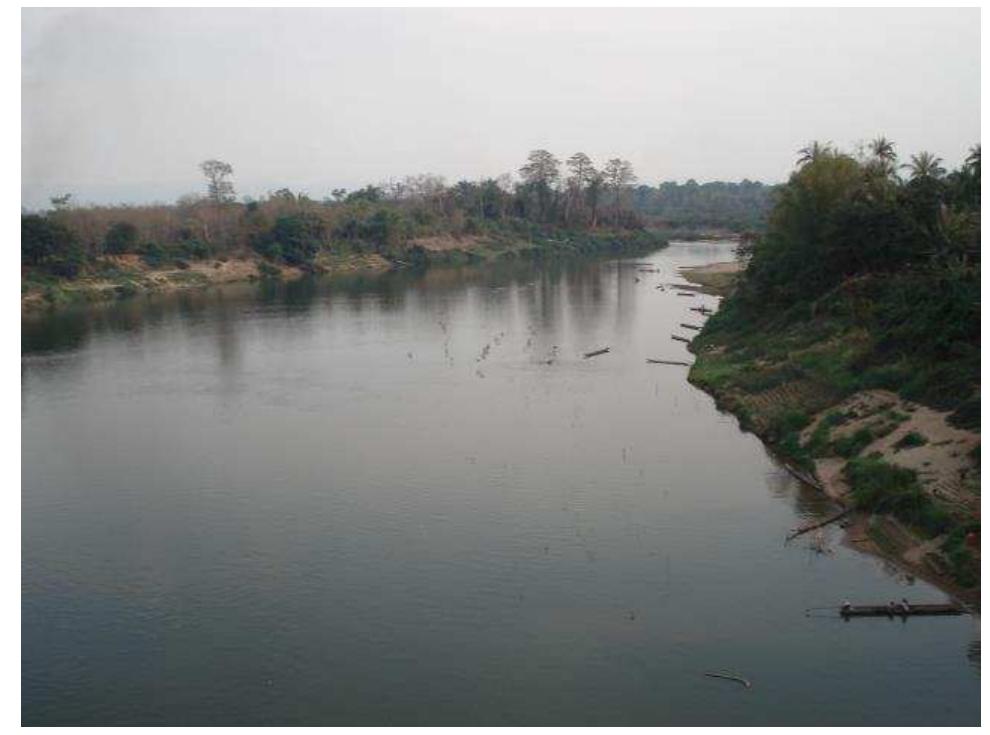 Xekong river at the Samakhixai district,Attapeu Province 