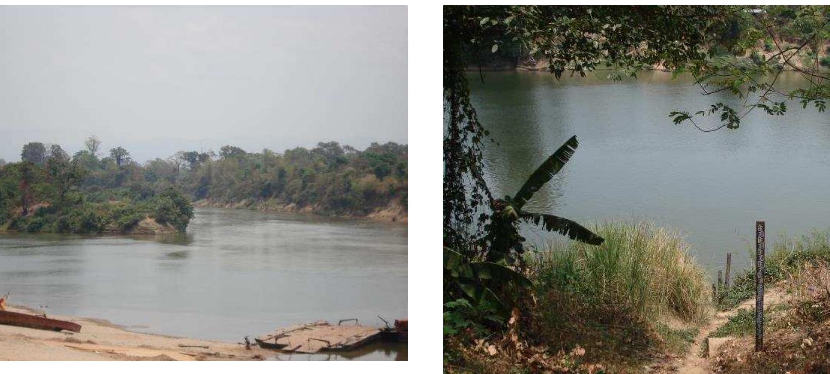 Xekaman river at the Saisettha district,Attapeu Province 