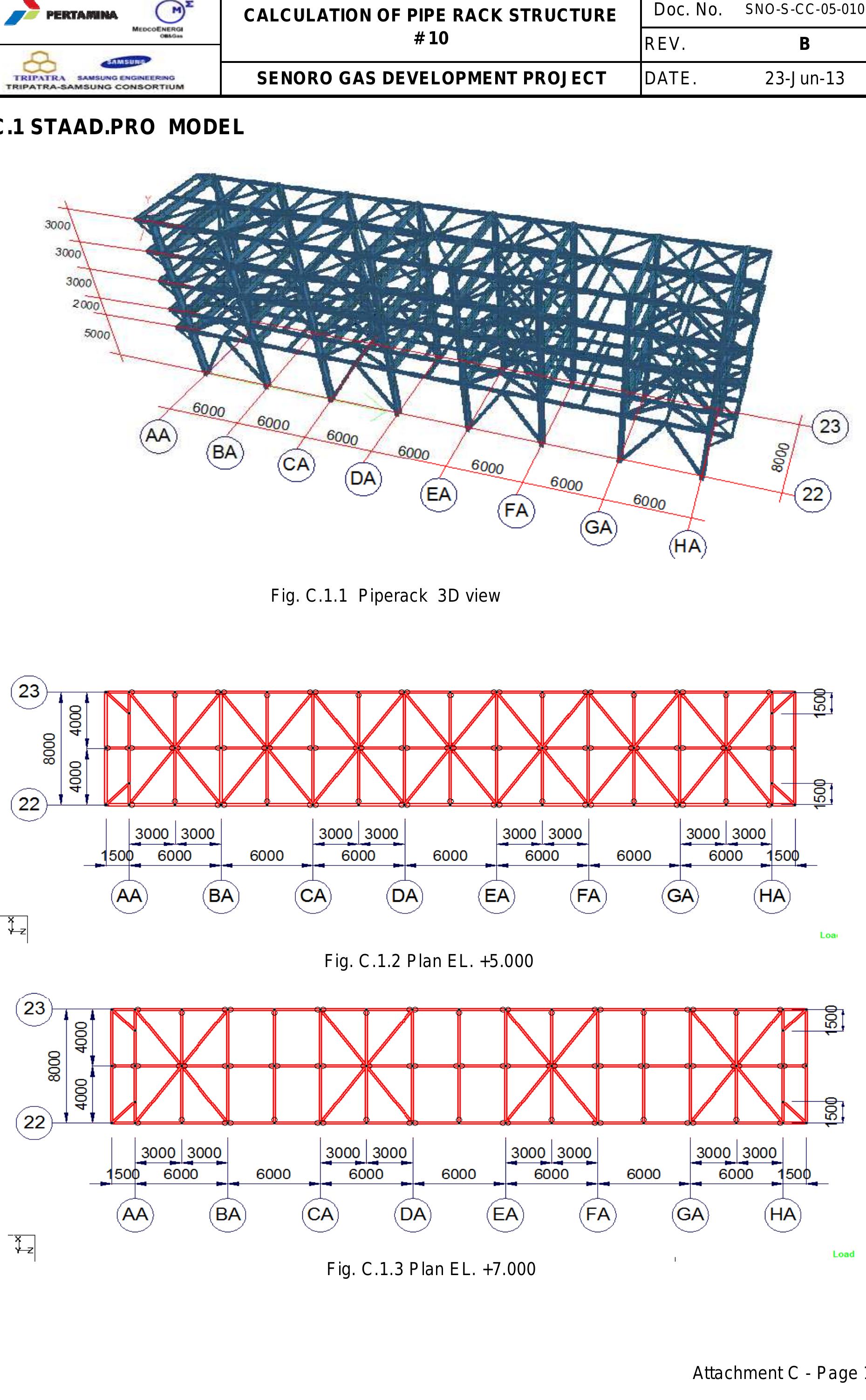 (PDF) CLIENT CALCULATION OF PIPE RACK STRUCTURE