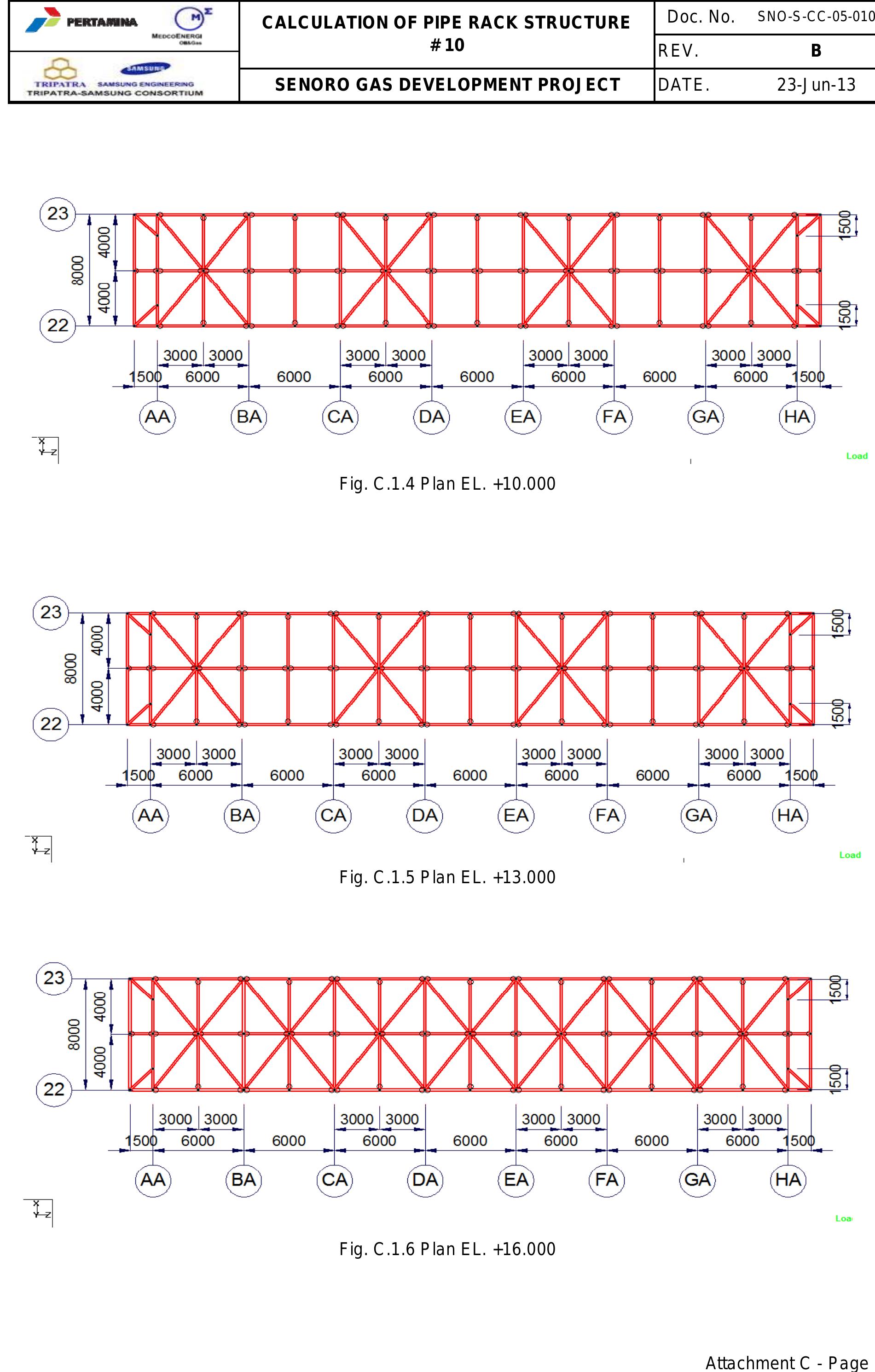Pipe Rack Size (PDF) CLIENT CALCULATION OF PIPE RACK STRUCTURE