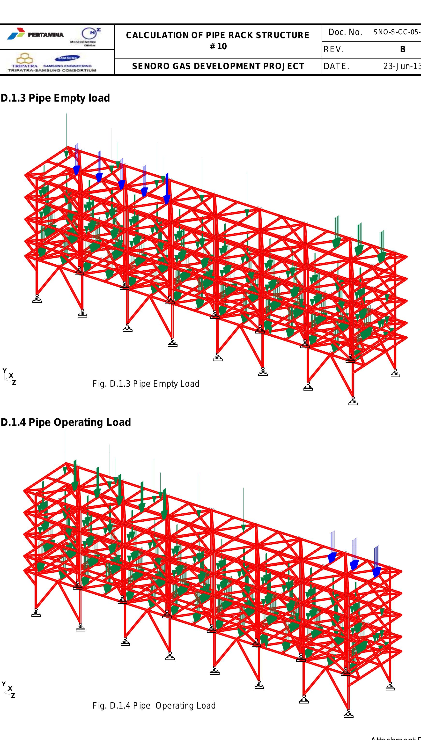 (PDF) CLIENT CALCULATION OF PIPE RACK STRUCTURE