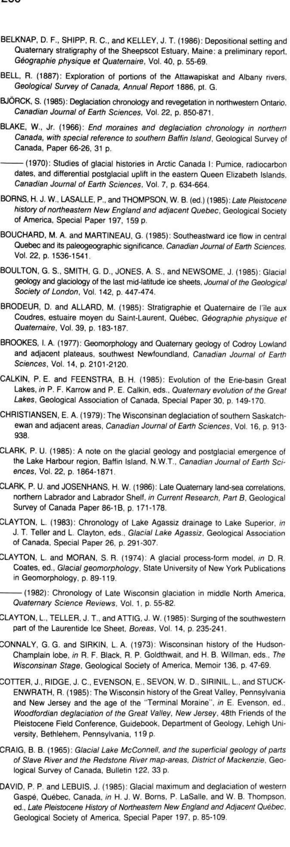 (PDF) Late Wisconsinan and Holocene History of the Laurentide Ice Sheet
