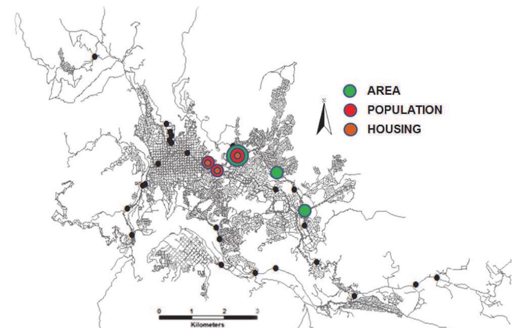 Location of gs of greater geospatial coverage. 15 min.