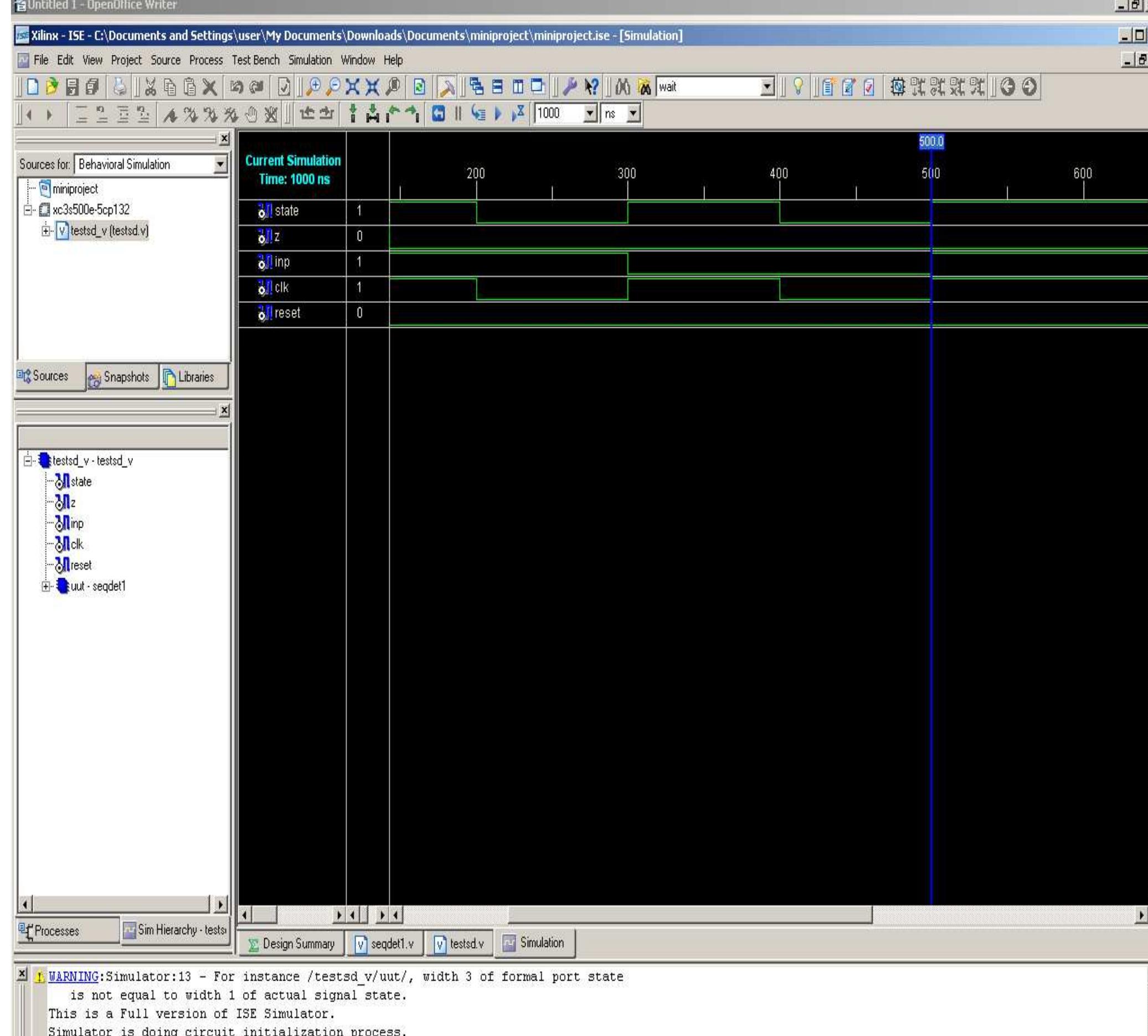(PDF) Sequence detector Verilog Code