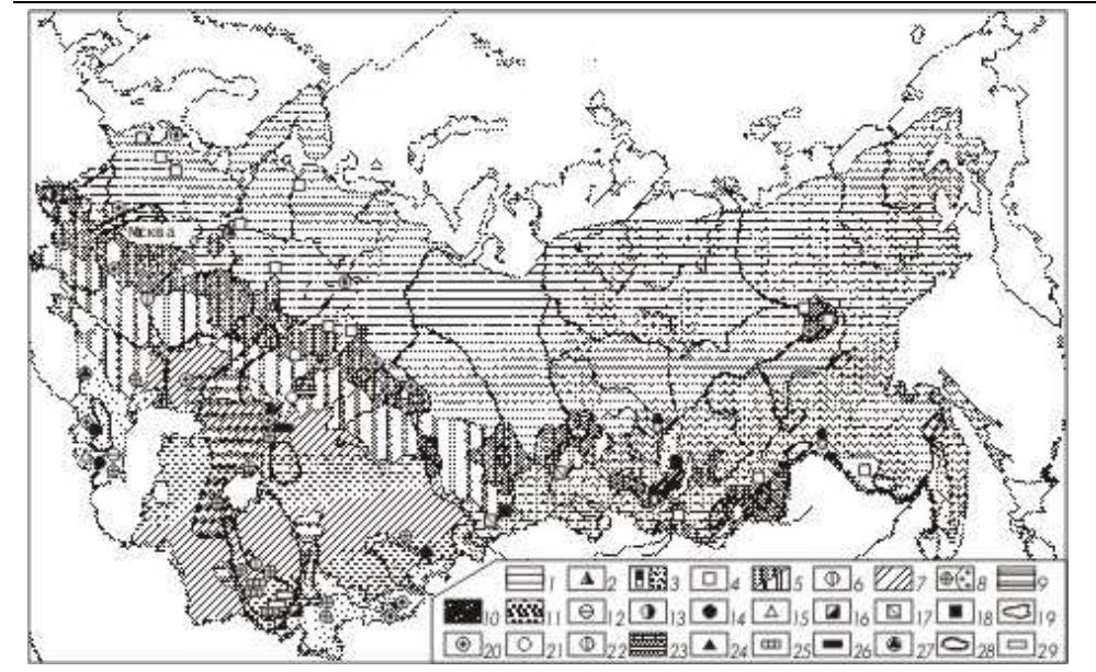 biogeochemical zones (regions of biosphere) and zone