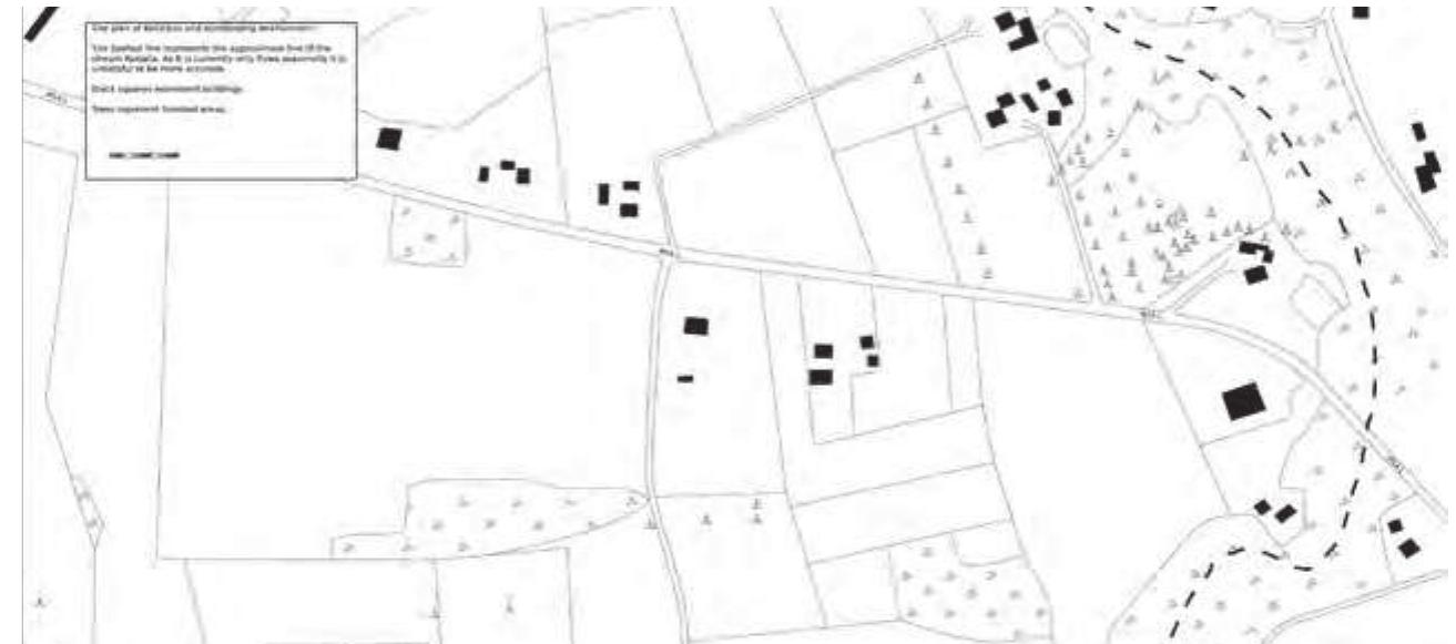 Figure 2: Kocicevo, site plan 