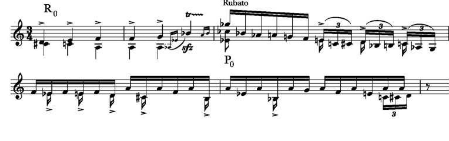 ff) resonates in the opening of Schoenberg’s Fourth Quartet, Op. 37 (1936) and Eisler’ pioneering compositions for the German workers’ movement, such as the ‘Song of the United Front’ (1934). The texture of one transitional section in the second movement (bb. 32-40) recalls the serenity of a modernist passacaglia, comparable, for example to the third movement of Benjamin Britten’s Violin Concerto, No. 1, Op. 15 (1938-9) Finally, Eisler’s academic fughetta points both backwards to his contrapuntal training and forwards to his imagined musical utopia. In fact, Eisler consistently composec fugues in his chamber music as didactic moments oriented towards an ever morc educated workers’ audience. His string trio Prelude and Fugue on B-A-C-H, Op. 46 (1934) for example, combines Bach’s musical signature with a serial approach, at oncc aligning itself with the Germanic tradition and positing dodecaphony as its lates development.”®  Thsts Soswenmes wees Pie exnrtie ewe saw anion senwermruncet homes "oer =o: eer heovelec? worms 