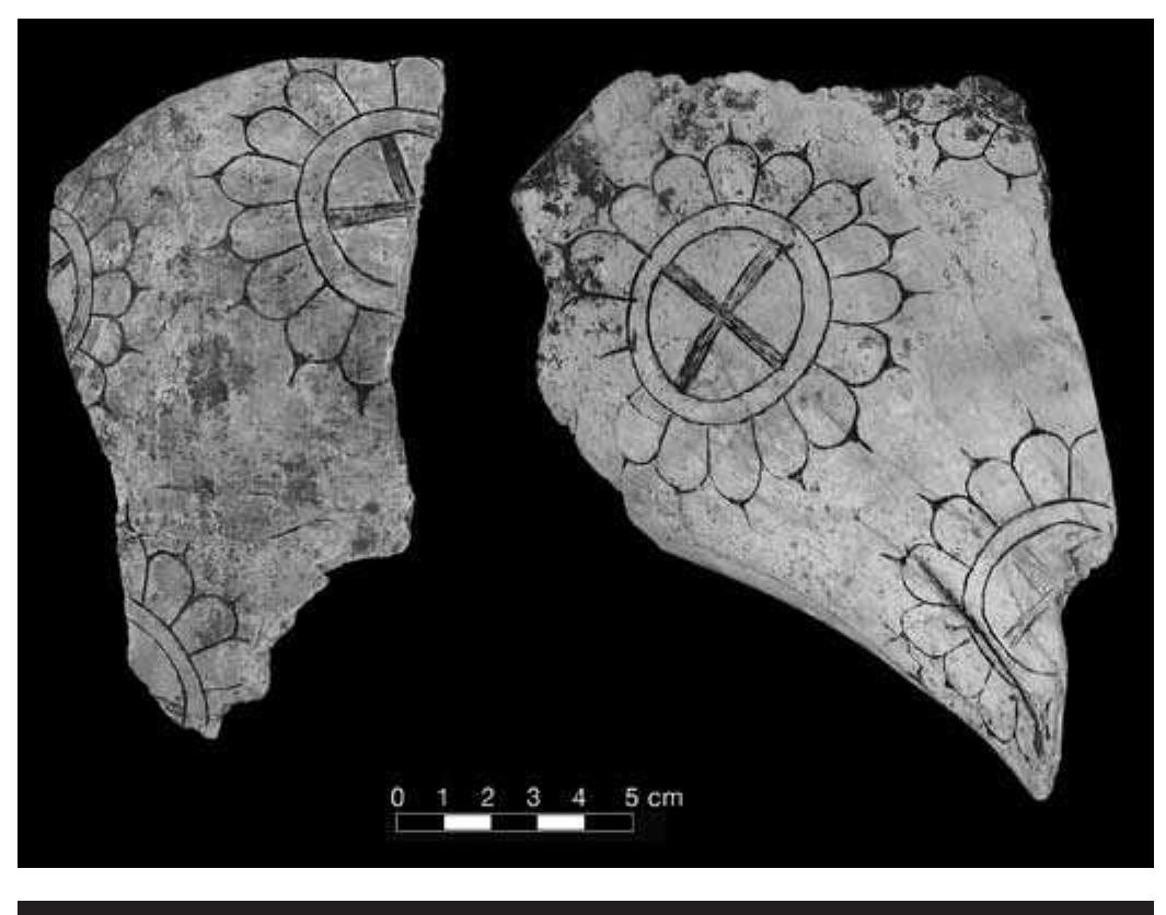 FIGURE 4.32. Craig B petaloid sun icons free floating across the field (423287). 