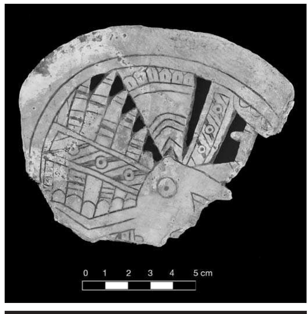 FIGURE 7.33. Craig B style gorget depicting avian subject (423292). 