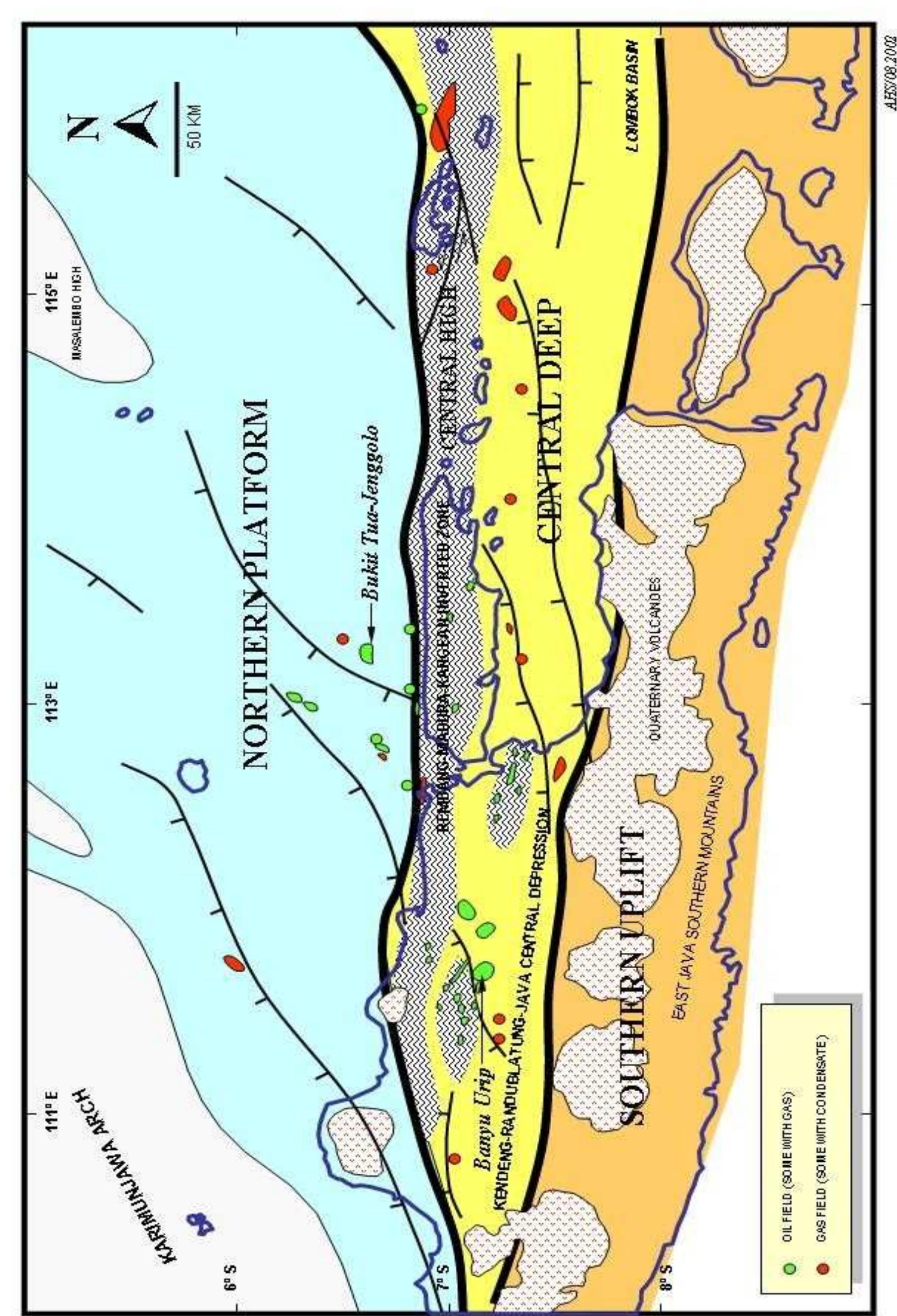 Figure 1 - from OLIGO-MIOCENE REEFS: EAST JAVA’S GIANT