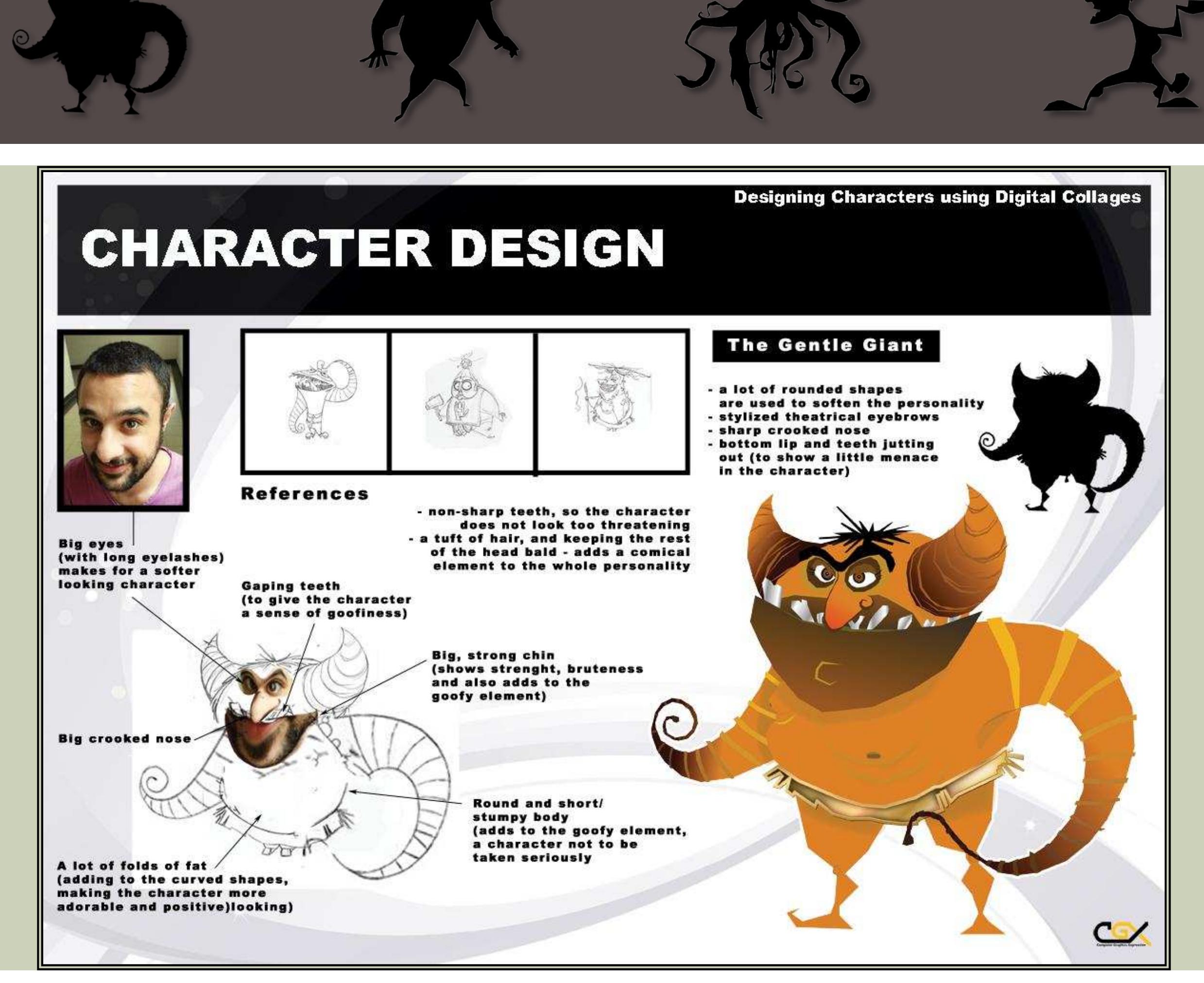 Figure 6 - CREATING STYLIZED CHARACTERS USING THE COLLAGE