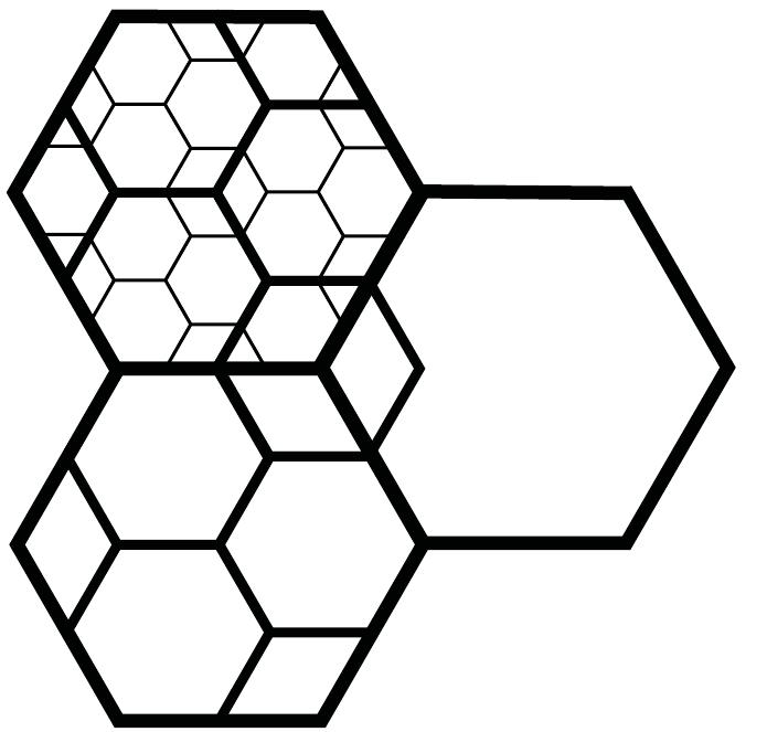 1 the cell structure of a cellular radio network. cells will