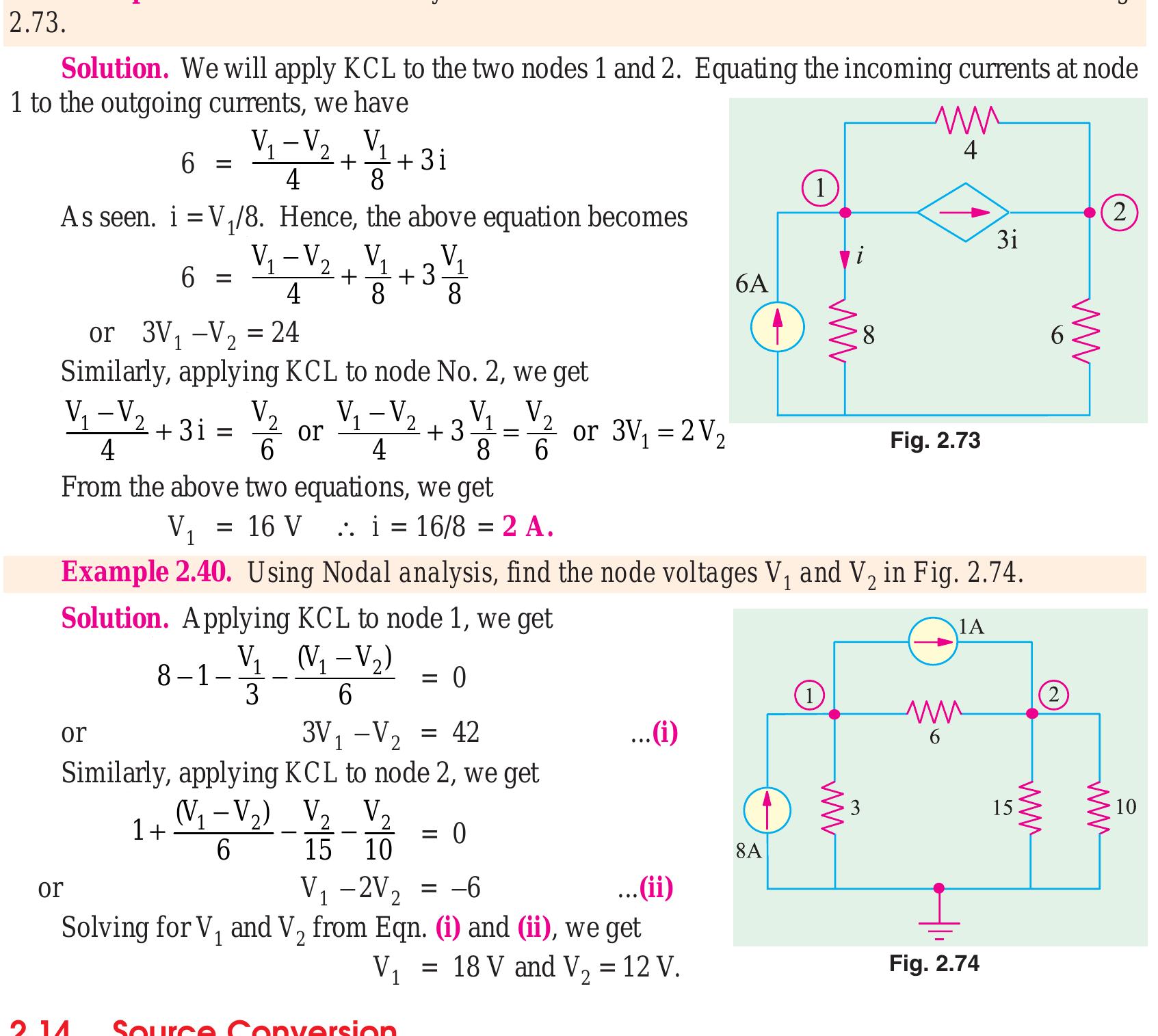 Dc Node Equations Figure 53 - from DC NETWORK THEOREMS