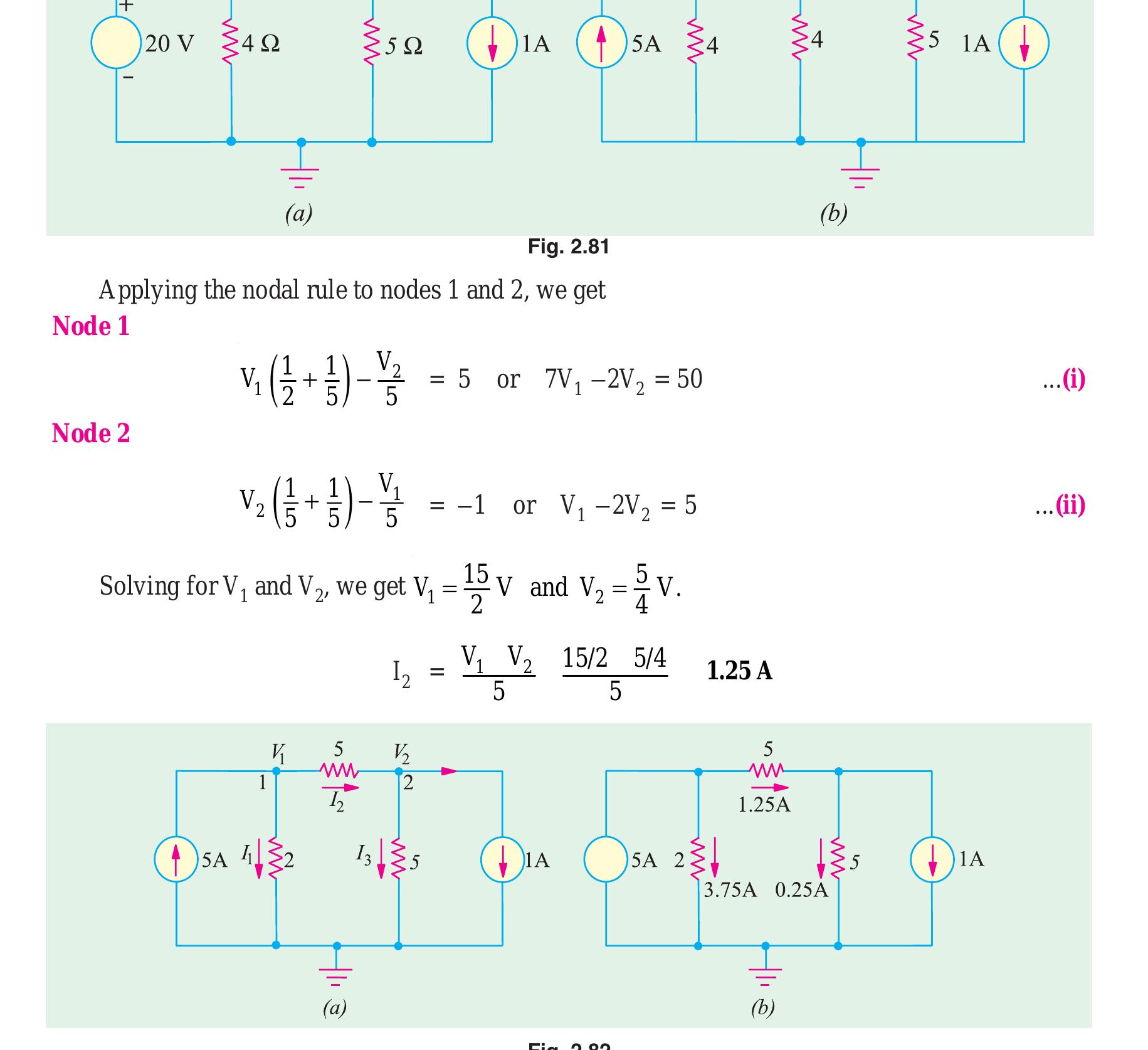 Dc Node Equations Figure 58 - DC NETWORK THEOREMS