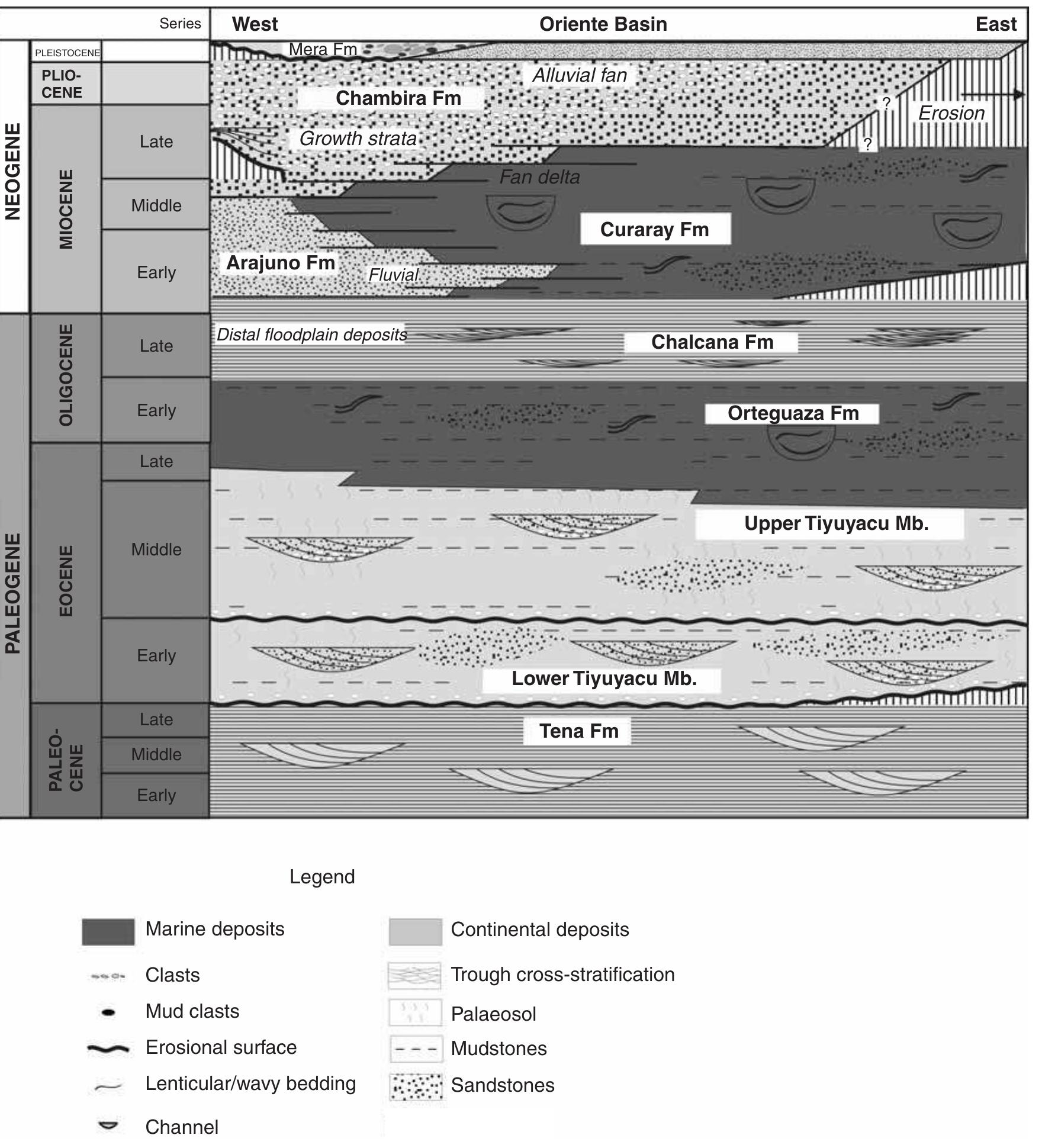 5 stratigraphic overview (wheeler diagram) of the