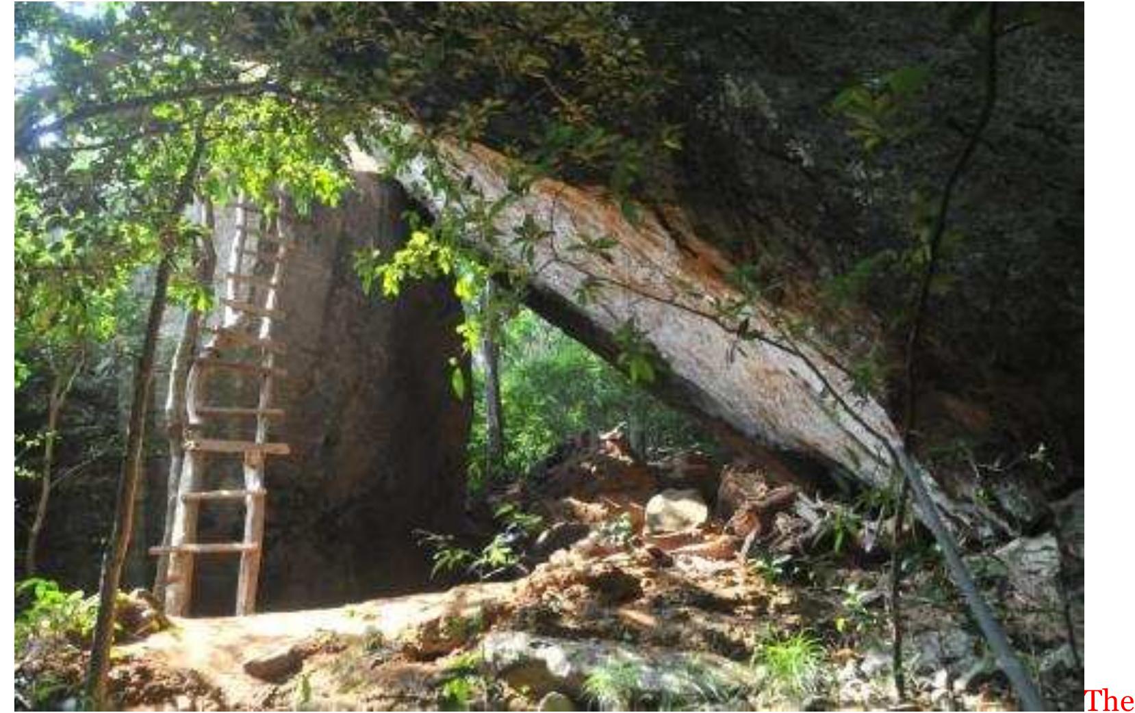 the ‘yaksha’ inscription, a cave situated in Tamketiya in Nailgala, Kaltota