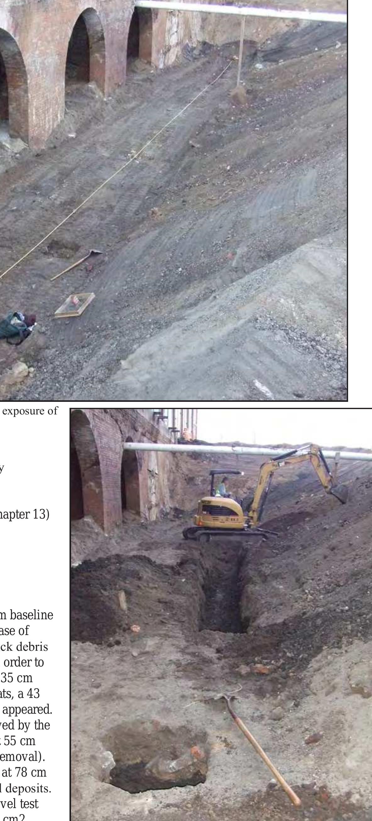 First Backhoe Figure 153 - from Archaeological Investigations 2005-2012:
