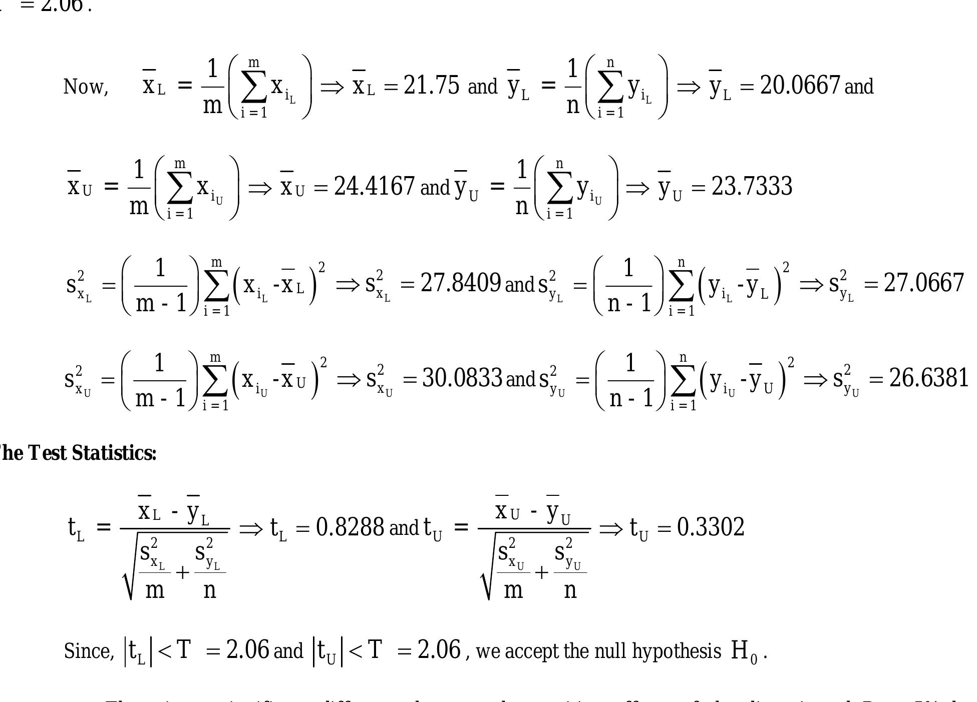(PDF) TWO SAMPLE STATISTICAL HYPOTHESIS TEST FOR TRAPEZOIDAL FUZZY ...
