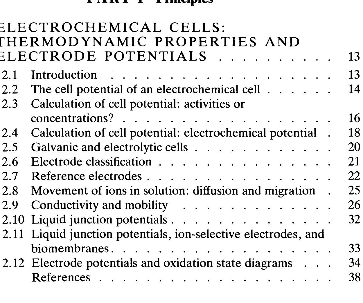 PDF) ELECTROCHEMISTRY Principles, Methods, and Applications