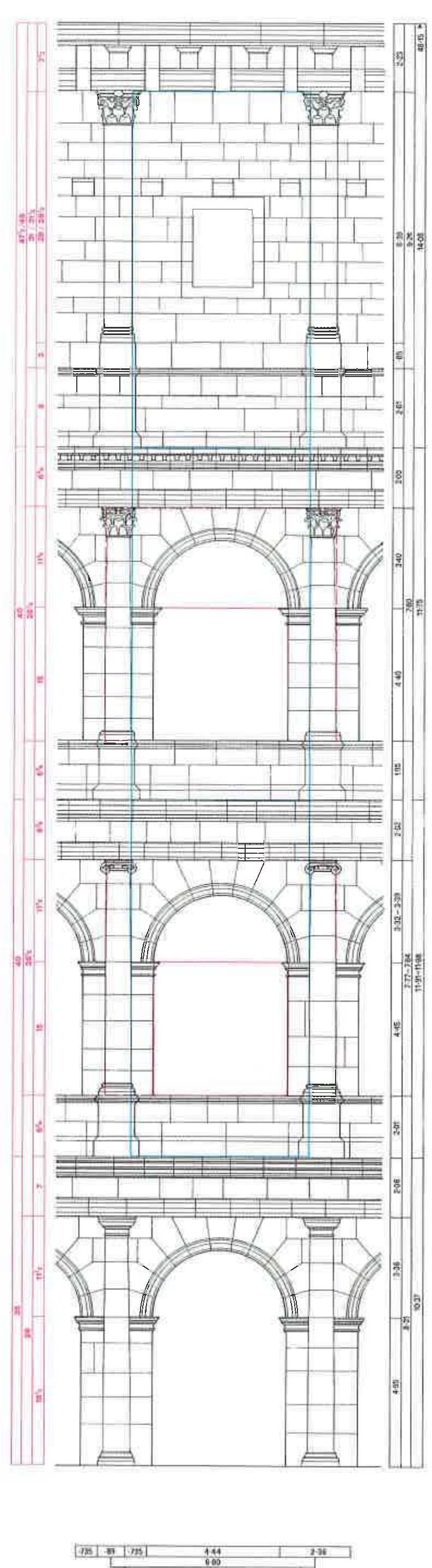 Roman Design Principles Figure 14 - from Principles of Roman Architecture, pp. 270.