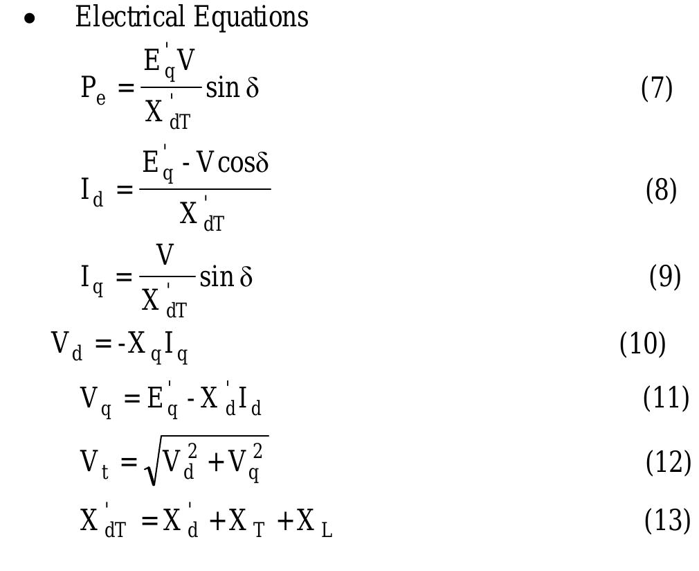 Extended PSS structure  The block diagram of the conventional PSS is shown in Fig. 2, in which case the generator rotor speed deviation is used as the only stabilizing signal. The CPSS consists of an amplifier, a washout filter, two lead-lag compensators, and a limiter. The basic form of the transfer function for a speed-input Conventional PSS is [14]: 