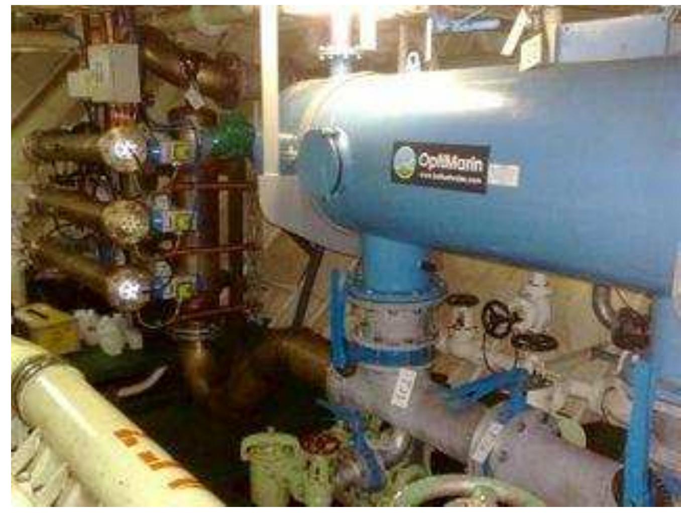 The figure above shows the system installed on mv kcl
