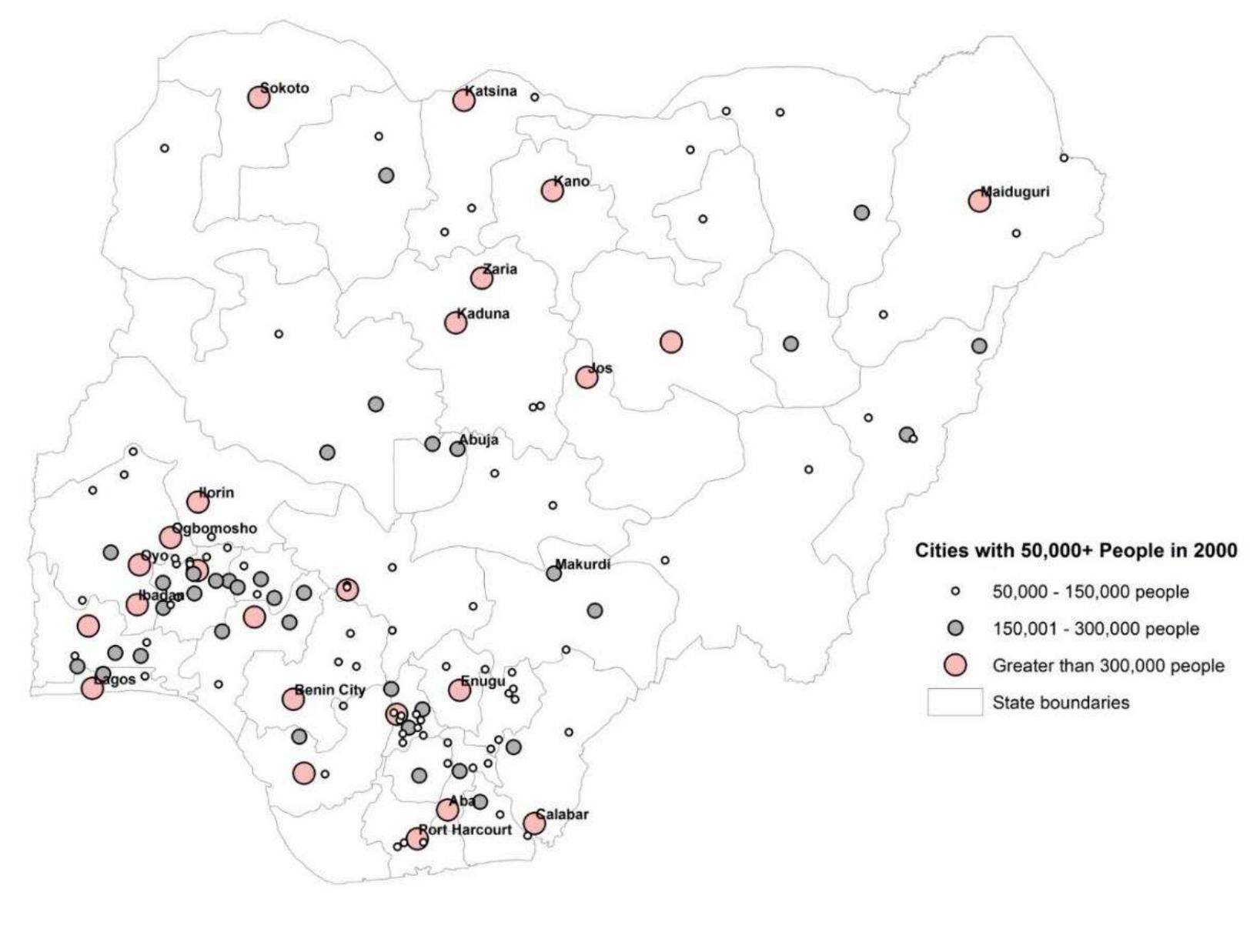 Figure 12 - Urbanisation and Urban Expansion in Nigeria