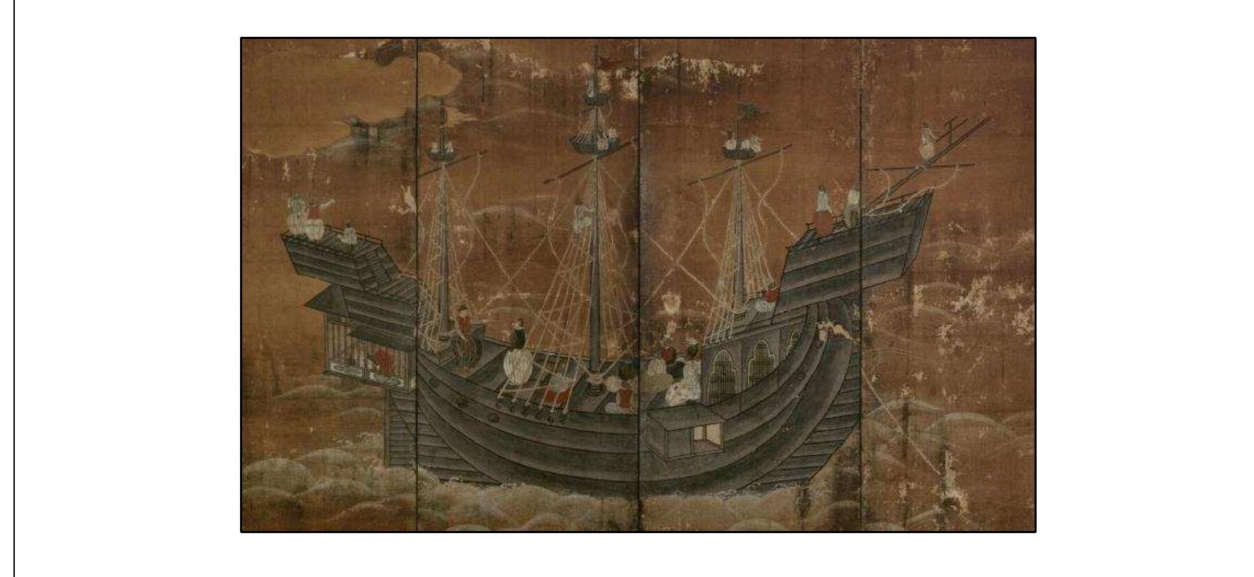 Type J Namban Ships on the Screens  