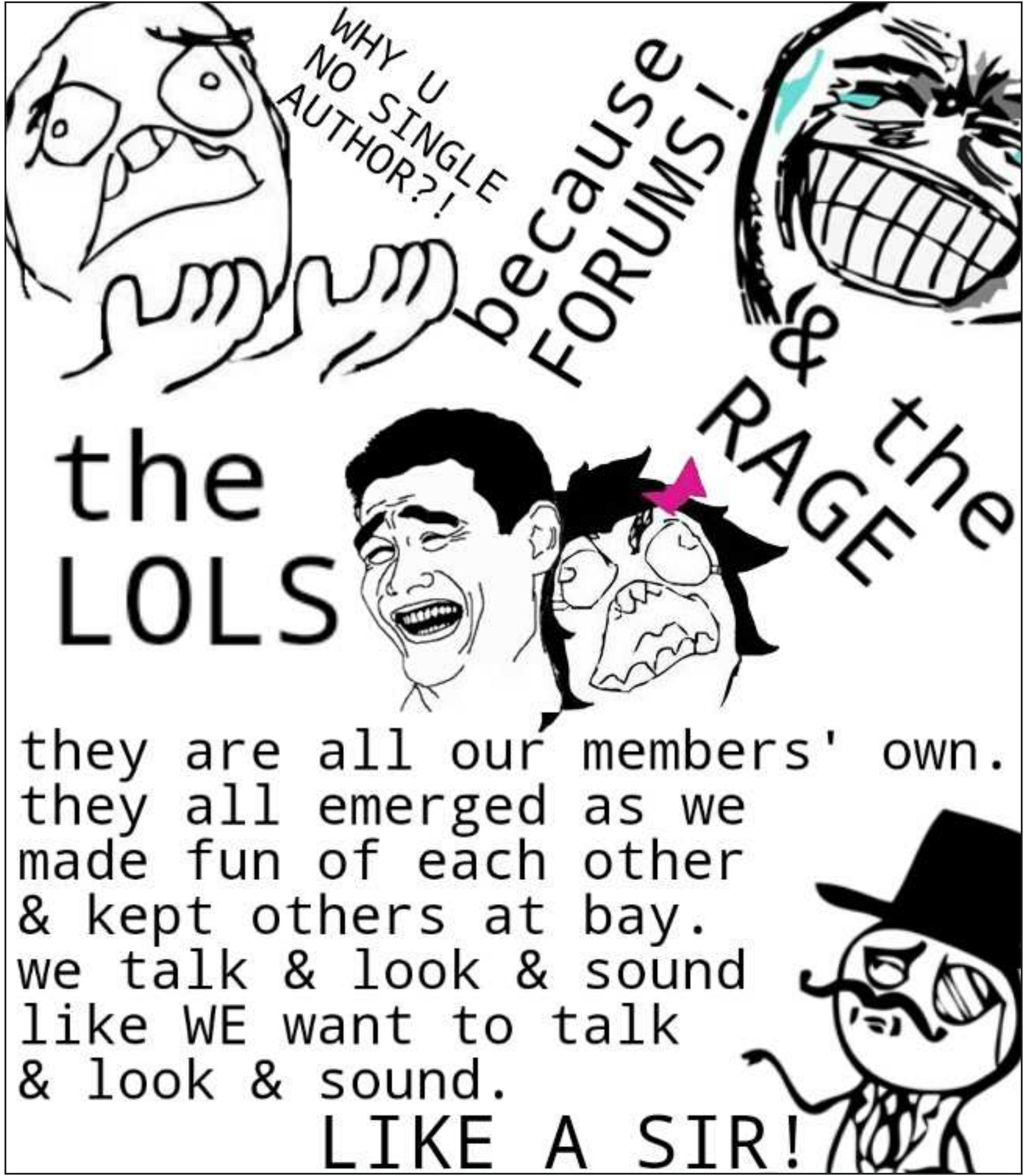 Meme 54: a rage comic with “why withhands,” “biggrin,”