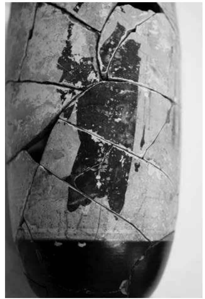 Figure 5. Detail of MOA 1.68 showing the upper portion of the body of the “youth”  Photo by author 