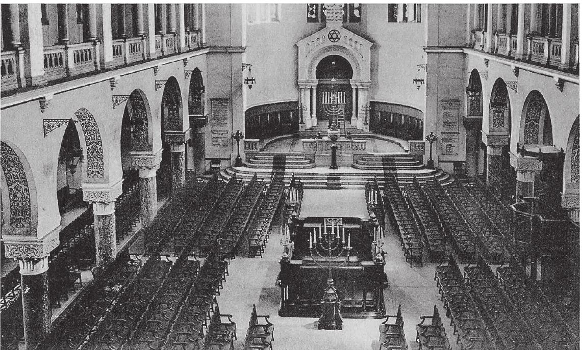 The sanctuary of the Great Synagogue of Oran. It now serves as a mosque. Courtesy of the author.  Newer work is in the process of giving us a fuller vision of modern Algerian Jewish history, including that of the nonelite. This includes Jewish experiences of virulent settle: anti-Semitism during the late nineteenth  I  While these merchants were an integral part of Algerian Jewish history, the majority of Jews in Algerian cities such as Oran were of far more modest means. Crucial to any people’s history is the question of how these Jews themselves identified with, responded to, adapted, or resisted French efforts to bend them to forms of civic behavior and religious practice that bourgeois reformers deemed “enlightened” (éclairé). They had come to the city in the years following the Ottoman recapture of the city from the Spanish in 1792. At the time, the Dey of Algiers had moved the capital of the western beylick of the Regency of Algeria from Mascara to Oran, and offered craftsmen and merchants from surrounding towns such as Mascara and Tlemcen, including Jews banned by the Spanish, the opportunity to settle and develop the newly Muslim city. They worked in the lower echelons of import-export, ran shops in the market, sold fish or produce, or were itinerant merchants. They might have prayed at one of Oran’s seventeen private synagogues, or taught in the midrashim, religious schools for young boys. By the time the French arrived in Oran, many were destitute—the war of occupation had uprooted many Algerian Jews as well as Muslims, and political troubles in Morocco would bring more Jews, many quite 