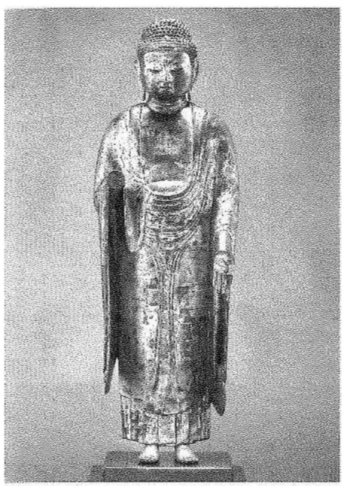 Fig. 2 Gilded statue of Amida 