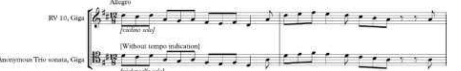 Those similarities encouraged me to deepen research about the authorship of the ynatas.  The Concerto for Violin in D Major come much later. 