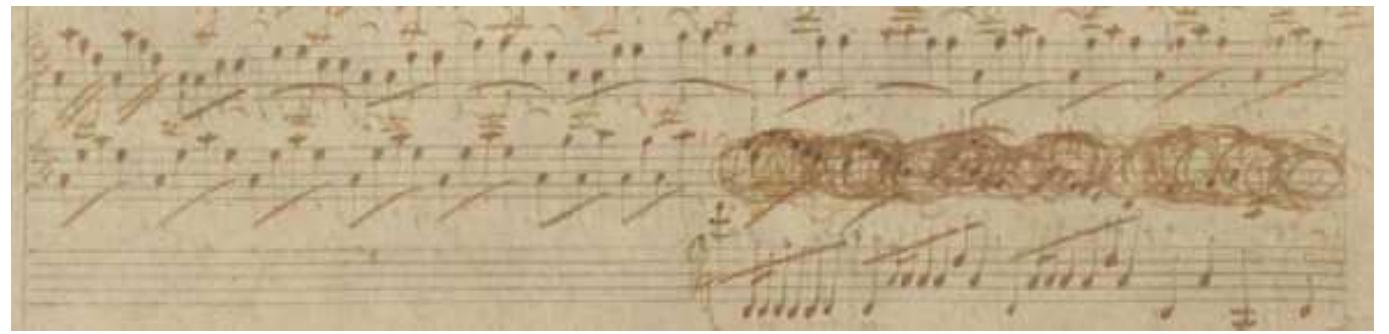 End of the Cadenza of RV 562:  End of Cadenza from anonymous concerto: 
