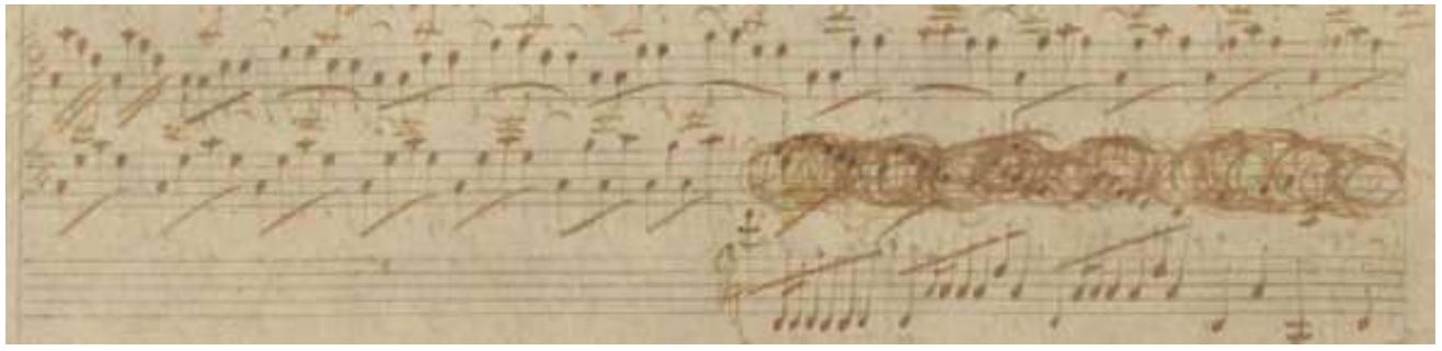 End of Cadenza from the Anonymous Concerto:  End of the Cadenza of RV 562: 