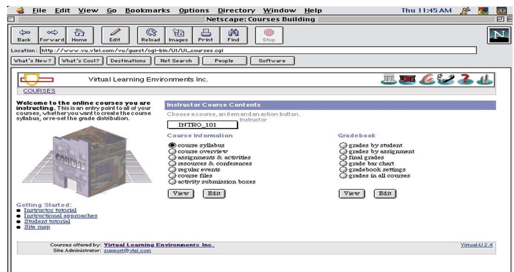 Figure 1 - from Framework For Distance Learning