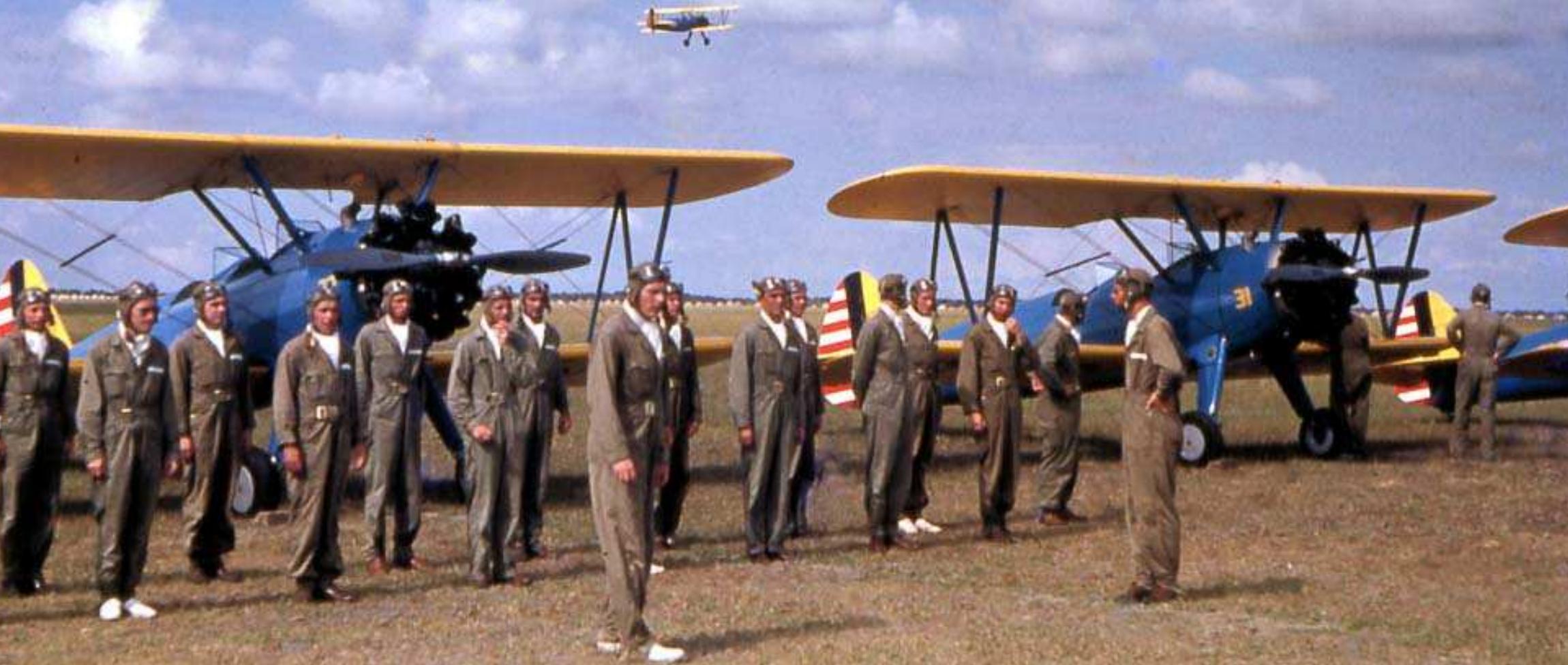 All five ryan ypt-25s at the factory on lindbergh field, san