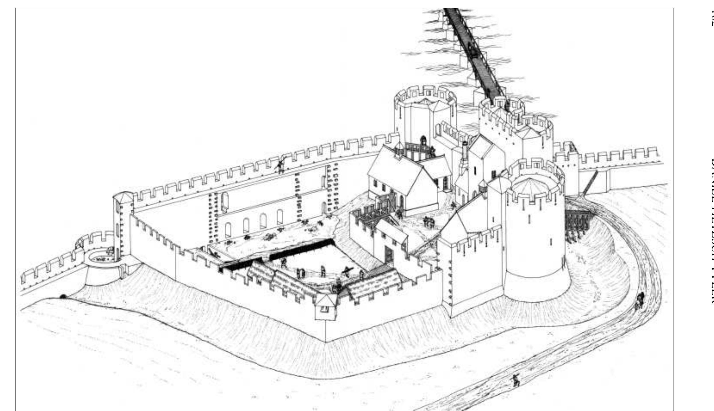 Castle Development Planner Figure 5 - from King John’s Castle: Staged Development,