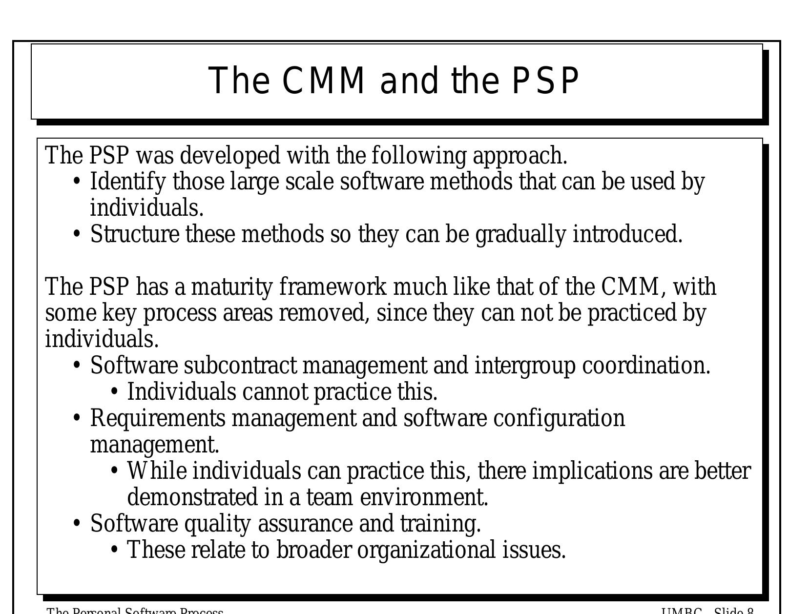 (PDF) Personal Software Process - PSP