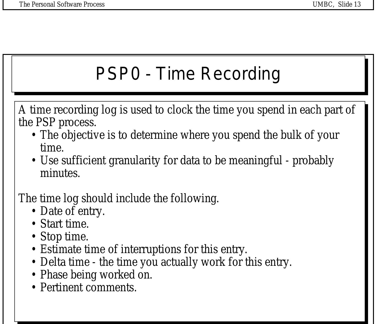 (PDF) Personal Software Process - PSP