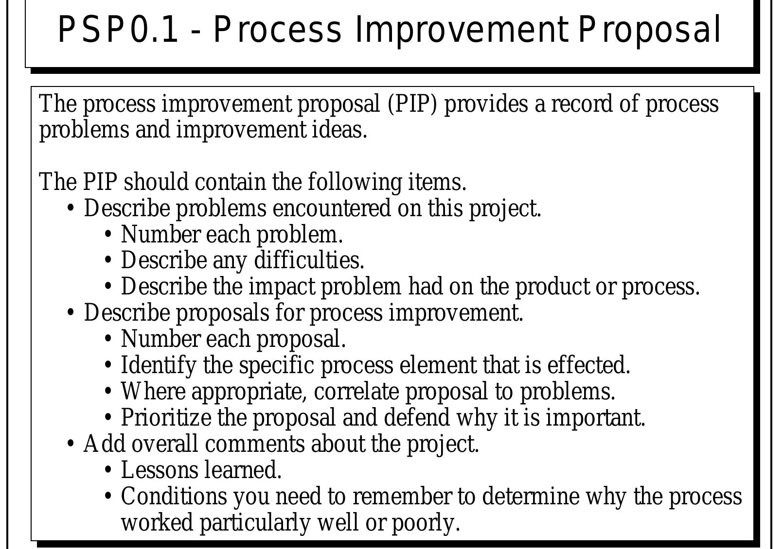 (PDF) Personal Software Process - PSP