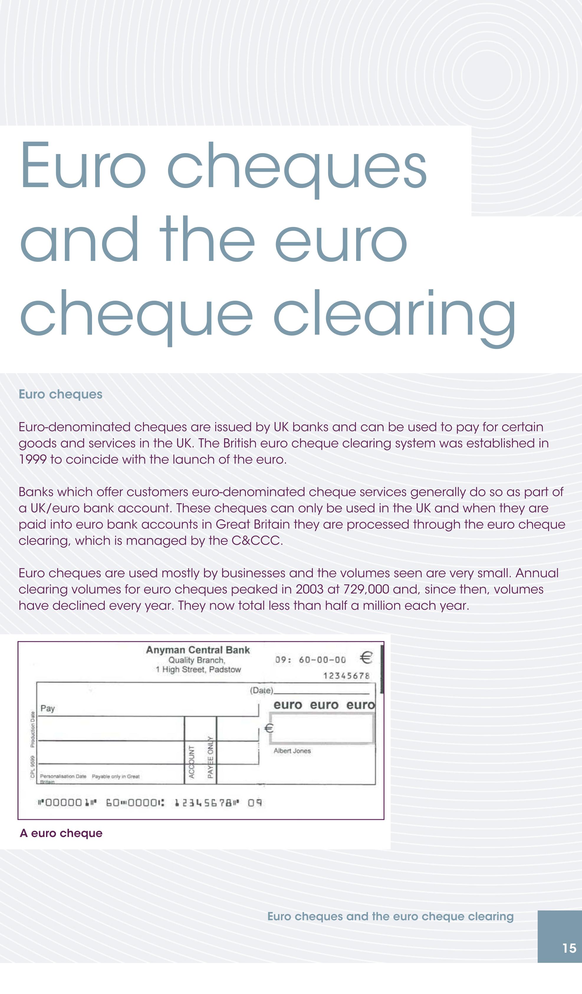 Figure 35 - 04 cheques & cheque clearing - an historical