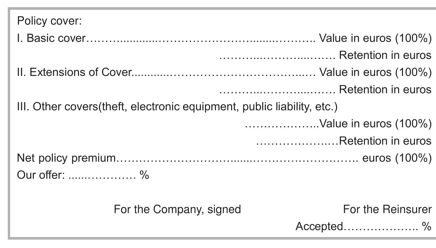Rest Issurance Sample Figure 2 - Introduction to Reinsurance