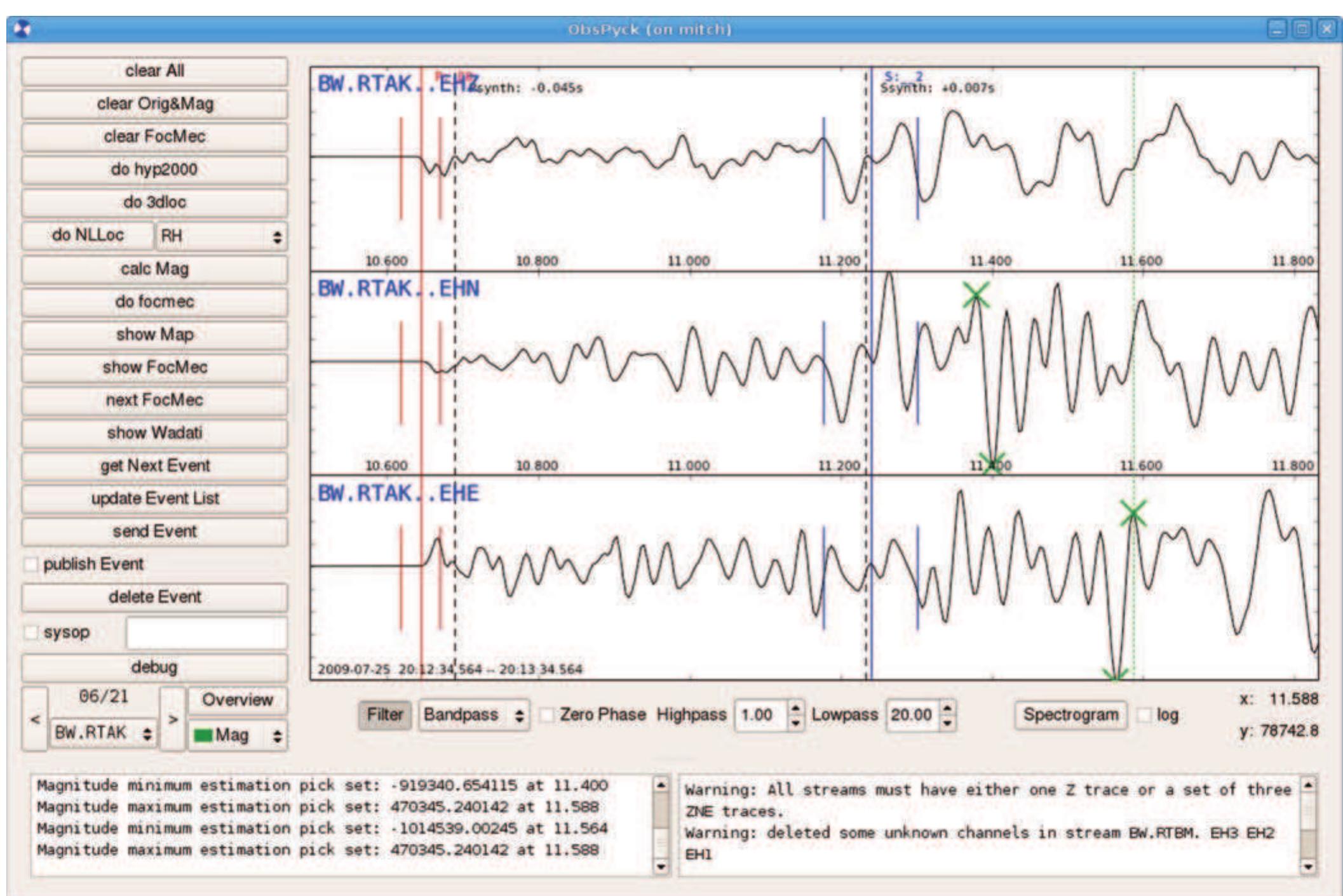 Obspy Data Availability (PDF) ObsPy: A Python Toolbox for Seismologists, Seismological ...