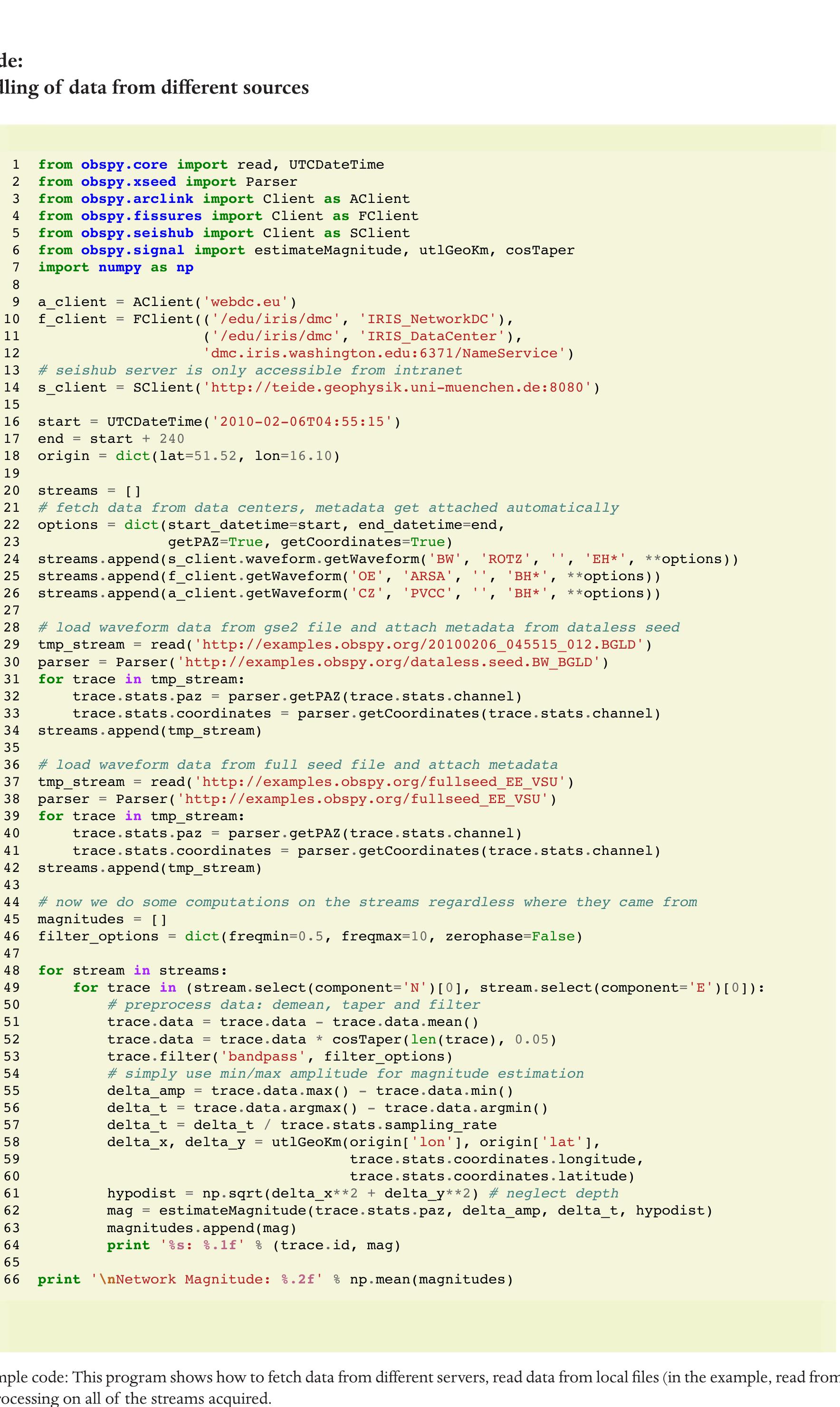 Obspy Python (PDF) ObsPy: A Python Toolbox for Seismologists, Seismological ...