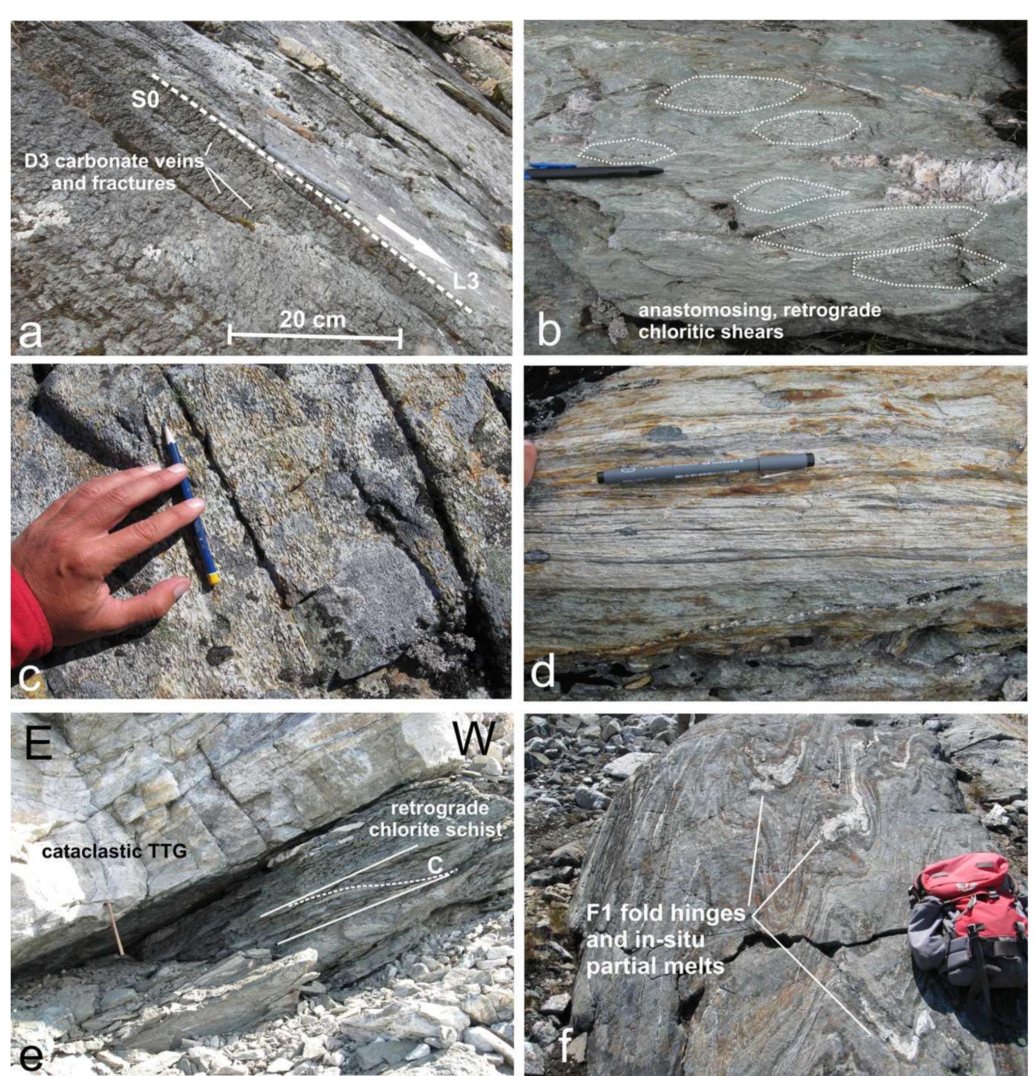 Retrograde Line Figure 12 - from Geology of an Archaean accretionary