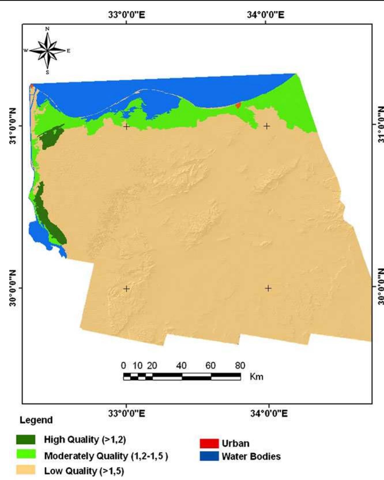 (PDF) Spatial assessment of desertification in north Sinai using ...