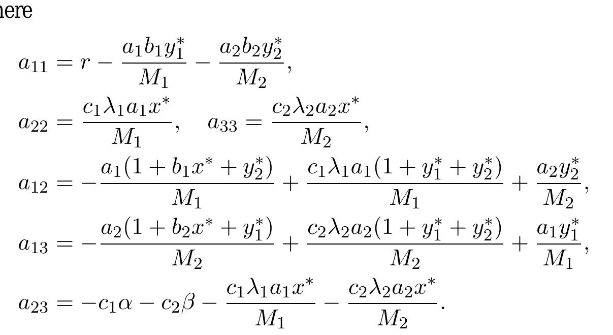 (PDF) Persistence and Extinction of One-Prey and Two-Predators System