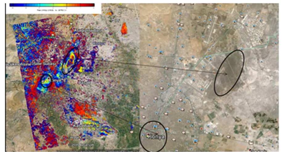 Figure 4 - from MULTI BAND INSAR ANALYSIS OF SUBSIDENCE